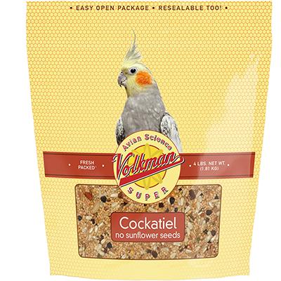 Avian Science Super Cockatiel NO Sun 4 pound Bird Seed Click for larger image