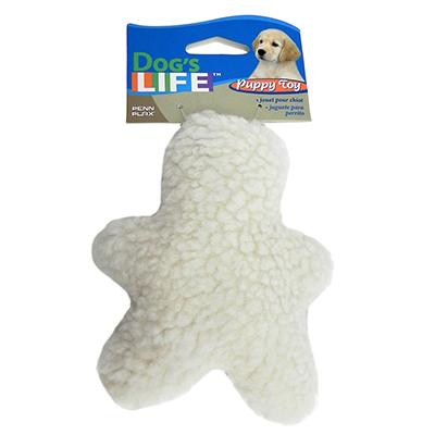 Fleece Man 5 inch Dog Toy with Squeaker Click for larger image