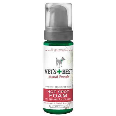 Vets Best Itch Relief Hot Spot Foam for Dogs 4-oz Click for larger image