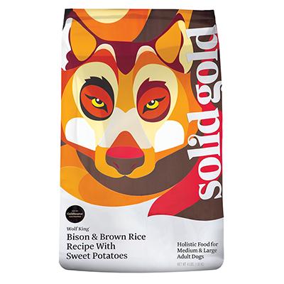 Solid Gold Wolf King Large Breed Adult Dog Food 4 Lb. Solid Gold Wolf King Large Breed Adult Dog Food 4 Lb.
