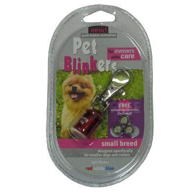 Flashing LED Pet Blinker Red White and Blue Flashing LED Pet Blinker Red White and Blue