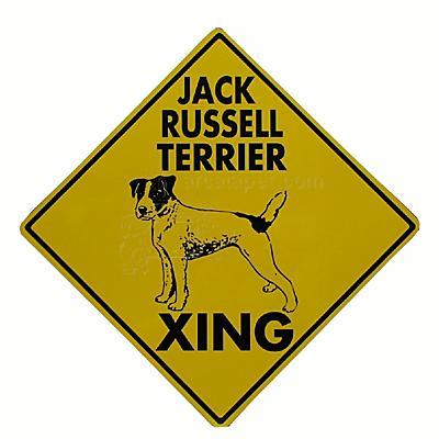 Jack Russell Xing Sign 12 x 12 inch
