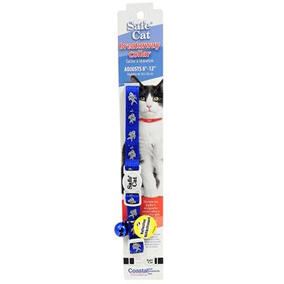 Reflective Breakaway Cat Collar Fish Blue Click for larger image Reflective Breakaway Cat Collar Fish Blue Click for larger image
