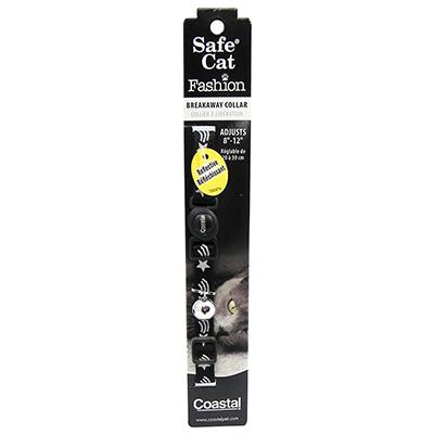 Reflective Breakaway Cat Collar Stars Black Click for larger image Reflective Breakaway Cat Collar Stars Black Click for larger image