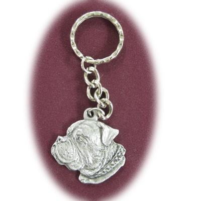 Pewter Key Chain I Love My Bordeaux