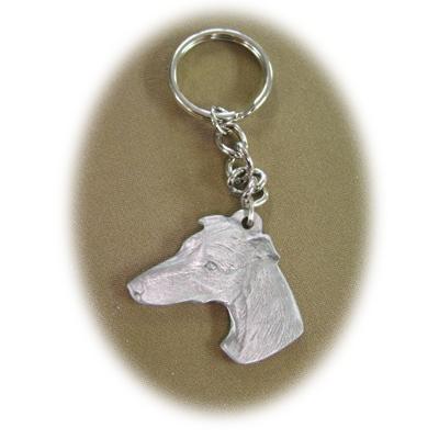 Pewter Key Chain I Love My Whippet Click for larger image