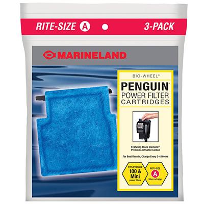 Rite Size Penguin Filter Cartridge A 3 pack Mini Click for larger image Rite Size Penguin Filter Cartridge A 3 pack Mini Click for larger image