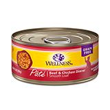 Wellness Beef and Chicken Canned Cat Food Case