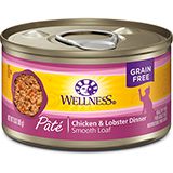 Wellness Chicken & Lobster Canned Cat Food Case