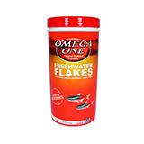 Omega One Freshwater Flakes Fish Food 2.2 ounce.