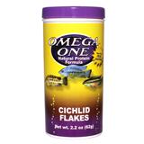 Omega One Cichlid Flakes Fish Food 2.2 ounce