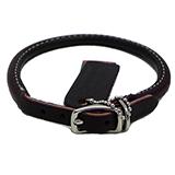 Circle T Leather Dog Collar Rolled Latigo 10 inch