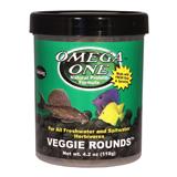 Omega One Veggie Rounds Fish Food 4.2 ounce