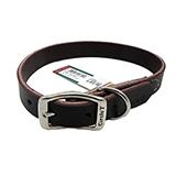 Circle T Latigo Single Layer Leather Dog Collar 18 inch