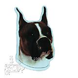 Vinyl Dog Magnet with Boxer Small