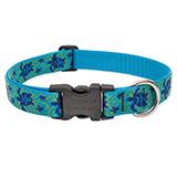 Lupine Nylon Dog Collar Adjustable Turtle Reef 12-20 inch