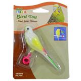 Perch-Mounted Play Bird Toy Small