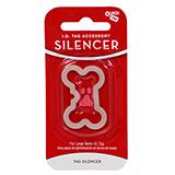 Dog Tag Silencer Large Bone Shape