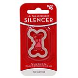 Dog Tag Silencer Large Bone Shape