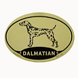 Euro Style Oval Dog Decal Dalmatian