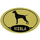 Euro Style Oval Dog Decal Vizsla