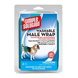 Simple Solution Male Dog Diaper Garment Wrap Medium