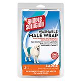 Simple Solution Male Dog Diaper Garment Wrap Large