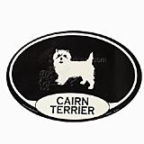 Euro Style Oval Dog Decal Cairn Terrier