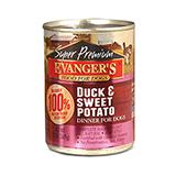 Evanger's Duck Sweet Potato Canned Dog Food 13 oz