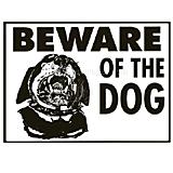 Sign Beware of the Dog Rottweiller 12 x 9 inch Aluminum