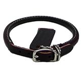 Circle T Leather Dog Collar Rolled Latigo 14 inch