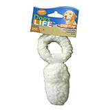 Fleece Pacifier Dog Toy with Squeaker