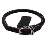 Circle T Leather Dog Collar Rolled Latigo 24 inch