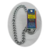 Coastal Titan Chrome Steel Dog Choke Chain Heavy 18 inch