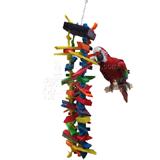 Bird Brainers Strings of Wood Bird Toy