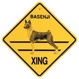 Xing Sign Basenji Plastic 10.5 x 10.5 inches