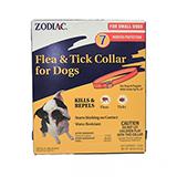 Zodiac Flea and Tick Collar 7 month Small Dog
