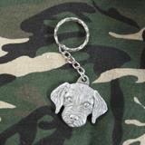 Pewter Key Chain I Love My Labradoodle