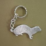 Pewter Key Chain I Love My Ferret