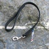 Nylon Dog Traffic Leash 1-inch x 2 foot Black