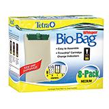 Whisper Aquarium Power Filter Bio-Bag Med. 8-pack