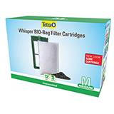 Whisper Aquarium Power Filter Bio-Bag Med. 12-pack