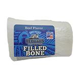 Natural Beef Bone 3 inch Filled with Edible Paste Dog Chew