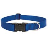 Lupine Nylon Dog Collar Adjustable Blue 9-14 inch
