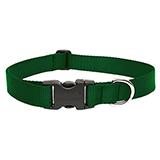 Lupine Nylon Dog Collar Adjustable Green 13-22 inch