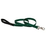 Lupine Nylon Dog Leash 4-foot x 3/4-inch Green