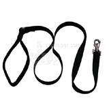 Lupine Nylon Dog Leash 4-foot x 1-inch Black