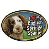Dog Breed Image Magnet Oval Springer Spaniel