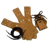 Australian-Style Suede Leather Dog Boots 4-pack