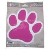 5-1/4-inch Decal PInk Dog Paw Print
